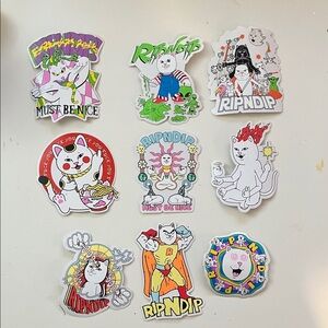 9 Ripndip Nermal Naughty Cat Stickers